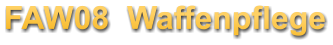 FAW08  Waffenpflege